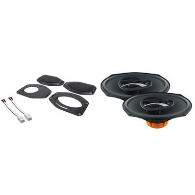 Hertz DCX-690.3 6x9'' Two-Way Coaxial Speakers and Sound Bar Mounting Kit Comp...