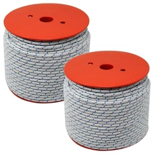 2PK Universal Starter Rope Nylon #6 3/16-inch 328 ft. Solid Braid