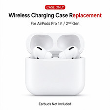 Wireless Charging Case Replacement for AirPods Pro 1st / 2nd Gen Bluetooth Pair