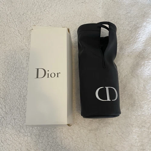 Christian DIOR Beauté Maquillage Porte Brosse Sac Pochette Noir Cordon Neuf