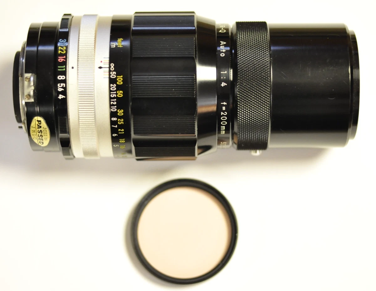 Nikon NIKKOR f/4 Camera Lenses 200mm Focal for sale - eBay