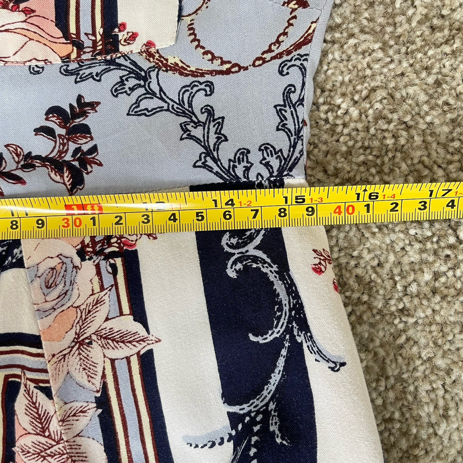 LOV by Westside Patchwork Mixed Print Floral Boho… - image 15