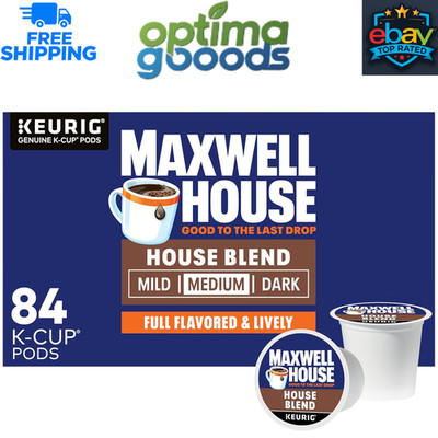 Maxwell House House Blend Medium Roast K-Cup Coffee Pods   84 Count