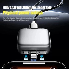 Type-C 140W Auto Disconnect Charger Adapter, Fast Charging Separator Auto Cut