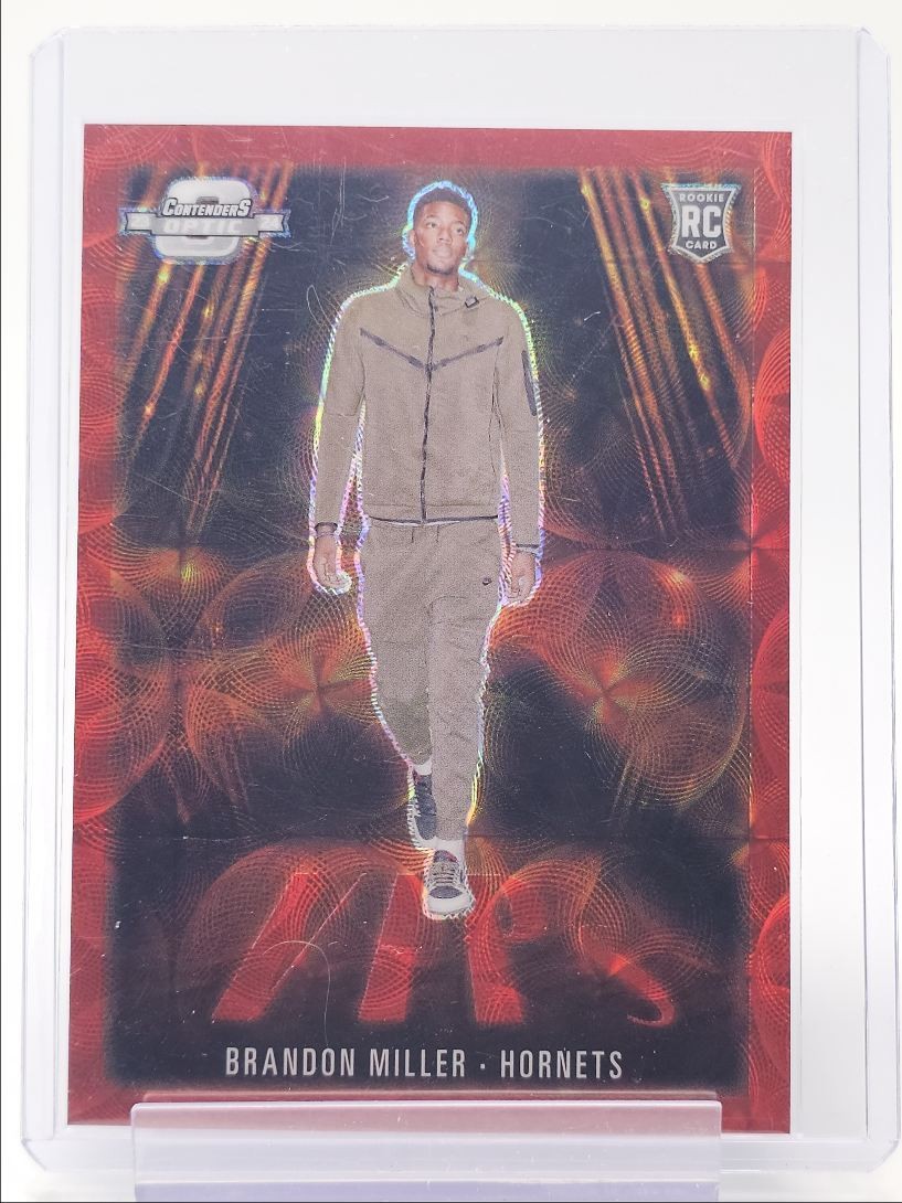 BRANDON MILLER 2023-24 CONTENDERS OPTIC VIPS ROOKIE INTL RED RC Q5118