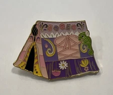 Loungefly Disney Princess Camping Tent Sidekick Blind Box Pin Rapunzel Pascal
