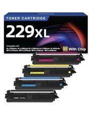 4Pcs TN229XL 299XL Toner Cartridges Set for Brother