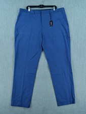 Express Dress Pants Men's 40x32 Blue Slim Stretch Moisture Wicking NWT