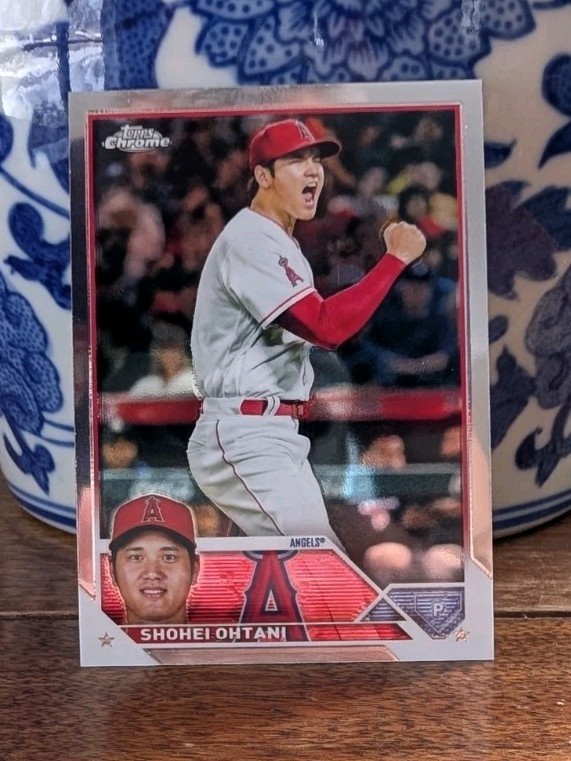 Shohei Ohtani 2023 Topps Chrome Card No. 17 - Near Mint or Better