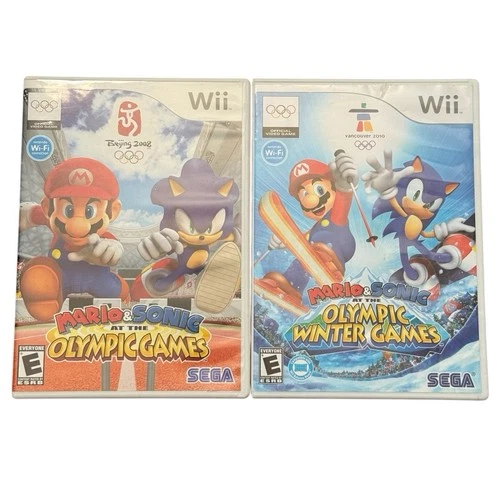 New ListingMario & Sonic at the Olympic Games + Winter Games Nintendo Wii Video Game Tested
