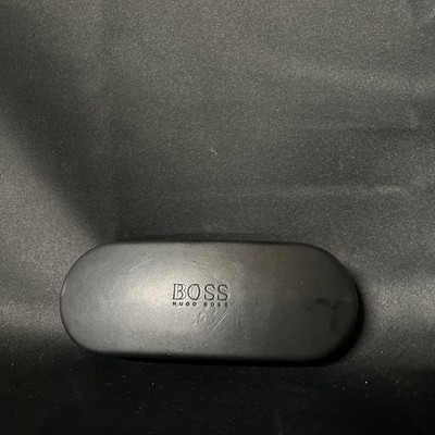 HUGO BOSS BLACK CLAMSHELL AUTHENTIC EYEGLASSES GLASSES CASE ONLY