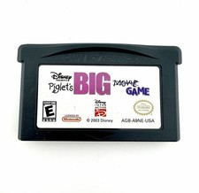 Disney Piglets Big Movie Game Authentic GameBoy Advance Game - Free Shipping!