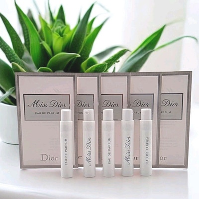5Pcs x Miss Dior Eau De Parfum EDP for Women Sample Spray Vial 0.03oz / 1ml ea