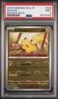 PSA 9 Mint Pikachu 025/165 Pokémon Card 151 Reverse Holo 2023 Japanese Graded