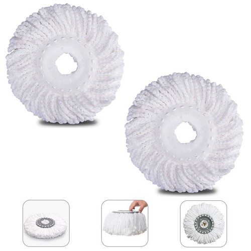 360° SPIN MOP & EIMER SET BODENMOP HAUSREINIGUNG LILA ROT BLAU (2 WISCHMOPPKOPF) - Bild 3 von 20