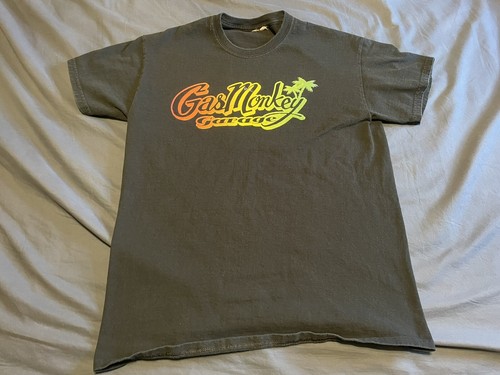 Licence Officielle Gas Monkey Garage Logo Baseball Long Manche T-Shirt (S-XXL) E