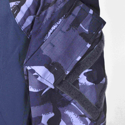 NEW British Army OPFOR Under Armour Shirt UBACS 190/110 2XL Blue Camo Night Rare - Picture 5 of 11