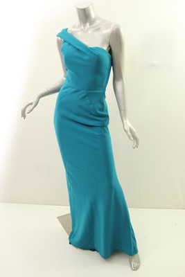 nicole bakti one shoulder dress