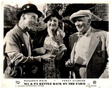 Ma & Pa Kettle Back On The Farm 1951 Original Lobby Card Marjorie Main