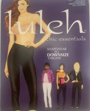 Luleh Firm Control Footless Leg Shaper -S, M, L, XL, 2X-Black, Nude Beige - 1 pr