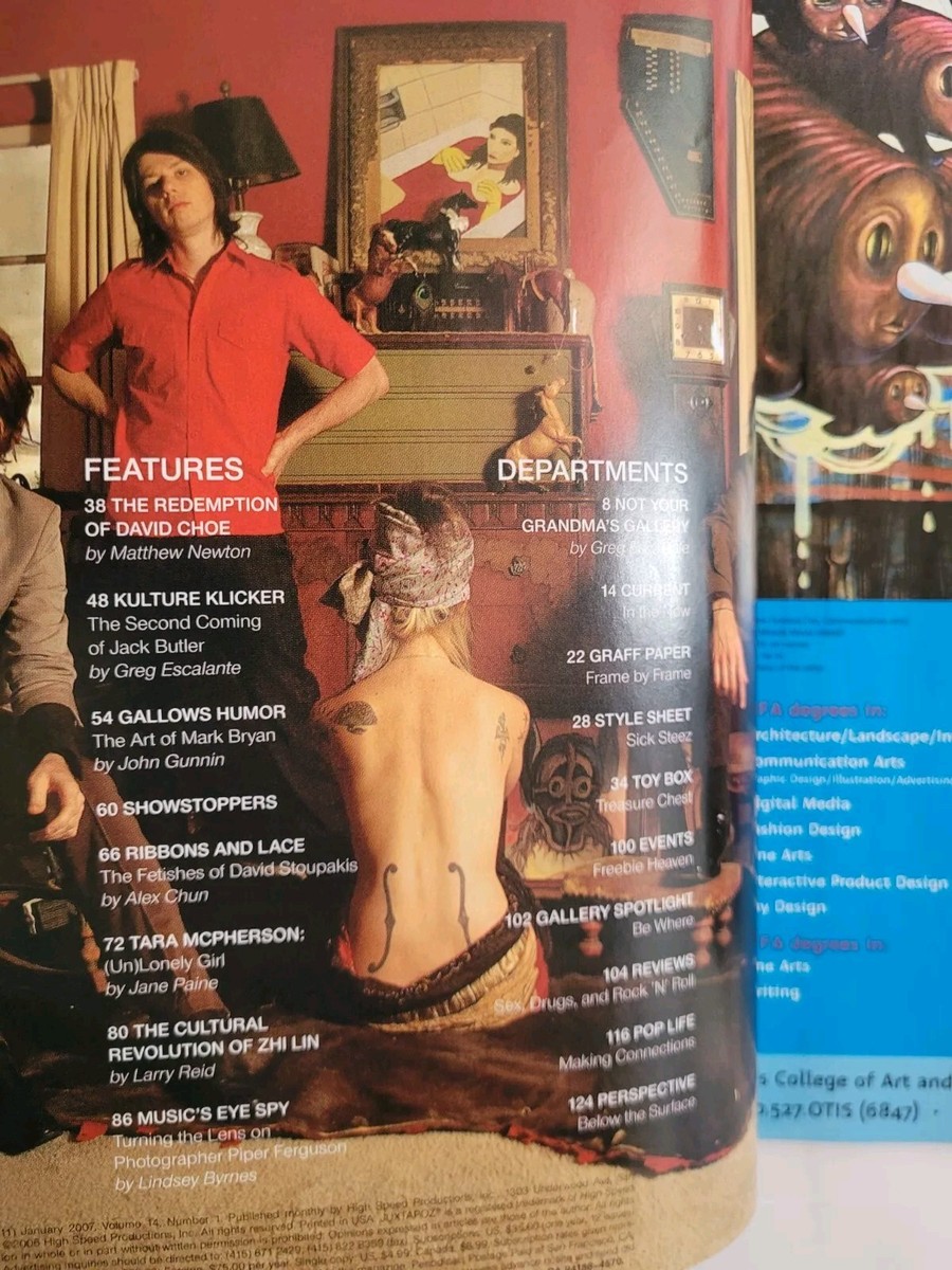 JUXTAPOZ DAVID CHOE 特集2冊 2010/2013 JUXTAPOZ DAVID CHOE