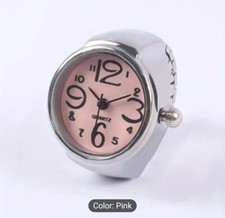 Finger Ring Watches Elastic Band Quartz Analog Watch Cute Gift For Men Women Kid