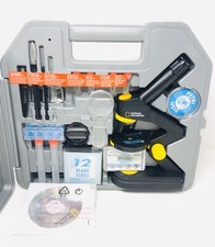 National Geographic 100x-1200x Die-Cast Student Child Educational Microscope Set