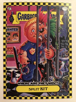 Garbage Pail Kids Topps 2010 Sticker Flashback Serie 1 Split Kit 77a