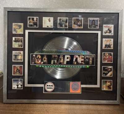 Framed RIAA IGA Rap Dept Platinum award 2pac, Eminem, 50 Cent ,The