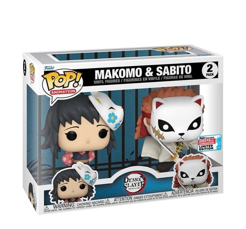 Funko Pop! 2-PACK Makomo & Sabito - Demon Slayer Scellé - Commerçant Funko Pop! 2-PACK Makomo & Sabito - Demon Slayer Scellé - Commerçant | Funko Pop | 2 Funko Pop! 2-PACK Makomo & Sabito - Demon Slayer Scellé - Commerçant | Funko Pop