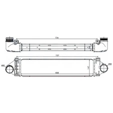 New Intercooler Fits Volvo Xc70 T5 Platinum 31338473
