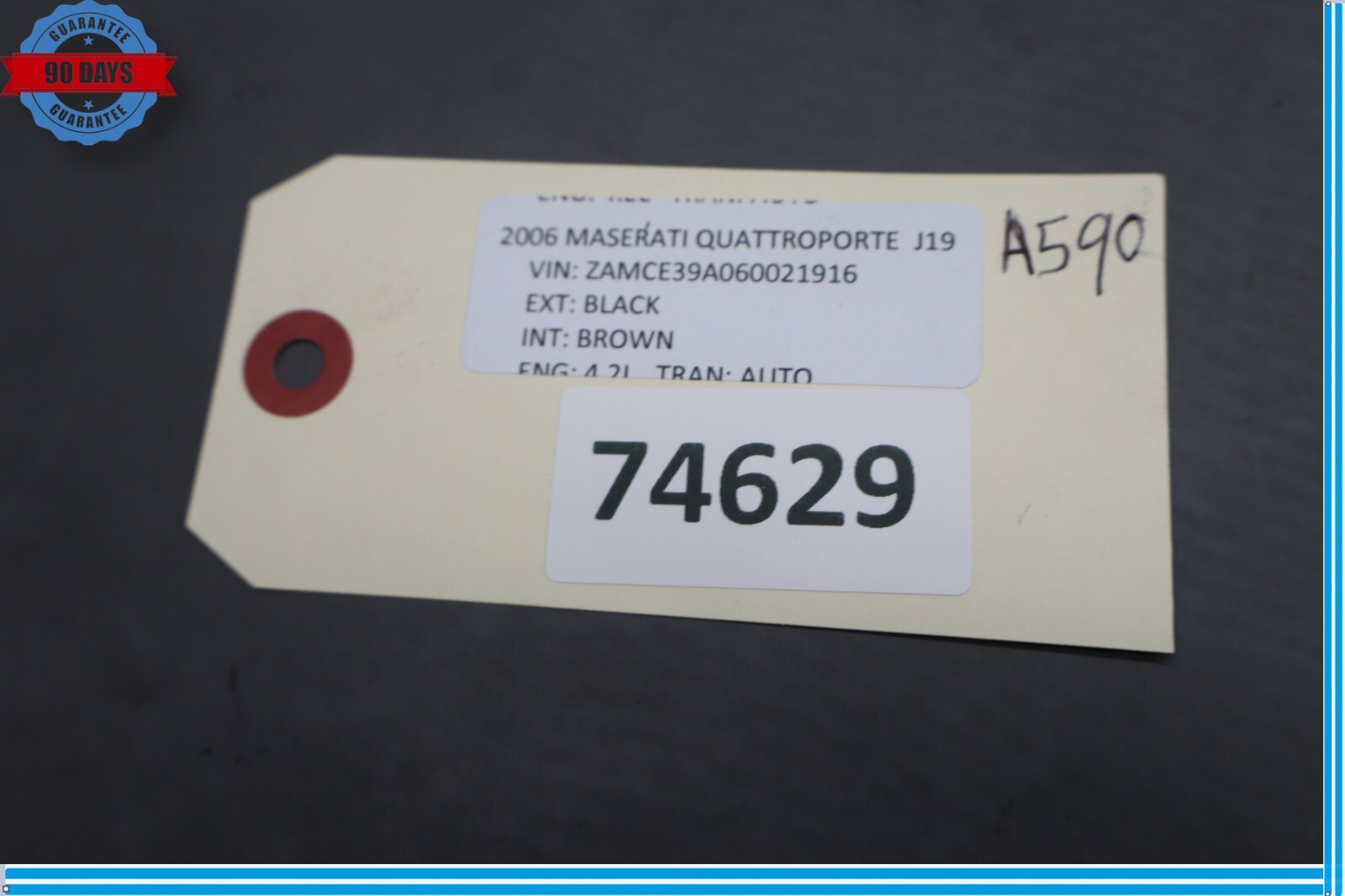 Maserati Quattroporte 2003-2013 Front Left Inner Trim cover P/N 40809305