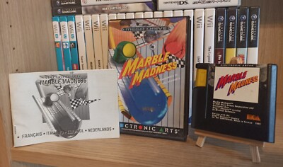 Sega Mega Drive Marble Madness Modul OVP & Anleitung Komplett Vintage Retro 