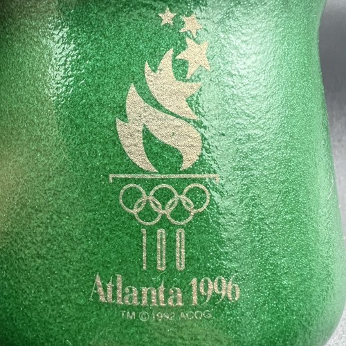 (2) Vintage 1996 Atlanta Olympics Tuffoams Koozie Can Holder Made In USA Green - Picture 3 of 8