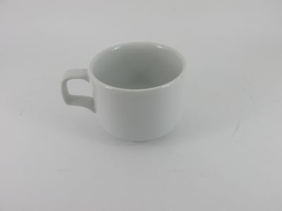 Porzellan Weiß 7 Unzen Stapeltasse x 6 Kaffee Tee Tasse Restaurant Geschirr 