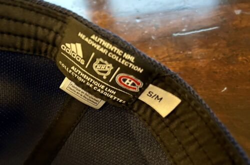 New Adidas Montreal Canadiens Cap Hat Size S/M NHL HOCKEY Blue Fitmax - Picture 2 of 8
