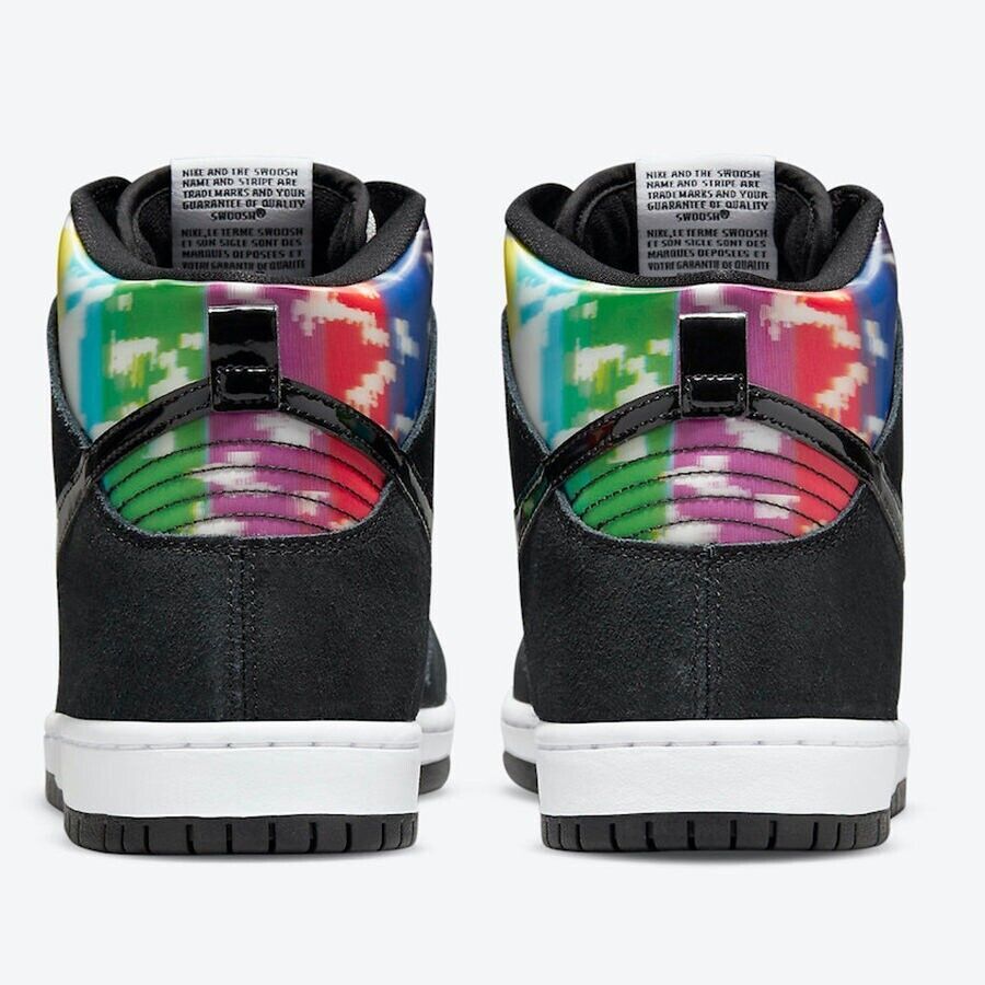 Nike SB Dunk High Pro TV Signal Test Pattern CZ2253-100