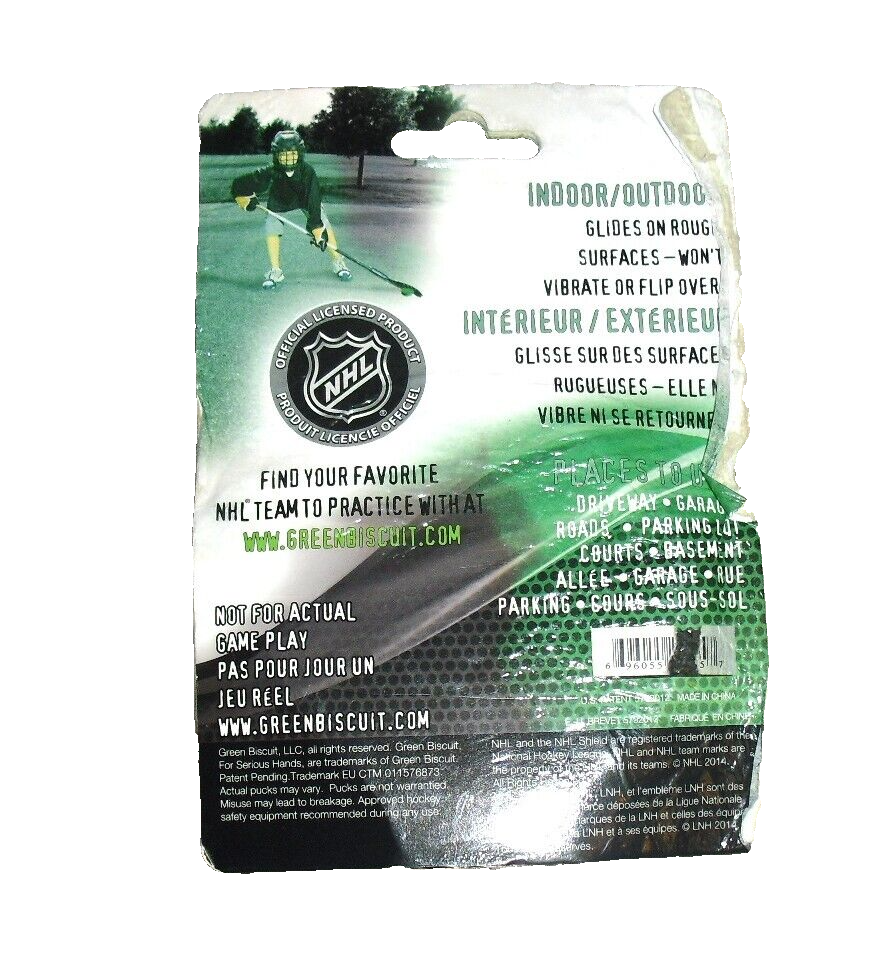 Calgary Flames Green Biscuit Off Ice Training Hockey Puck New NHL eBay