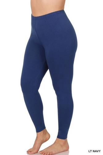 HIGH WAISTED PREMIUM Cotton STRETCH LONG WORKOUT YOGA LEGGINGS PANTS FITNESS - Picture 41 of 53