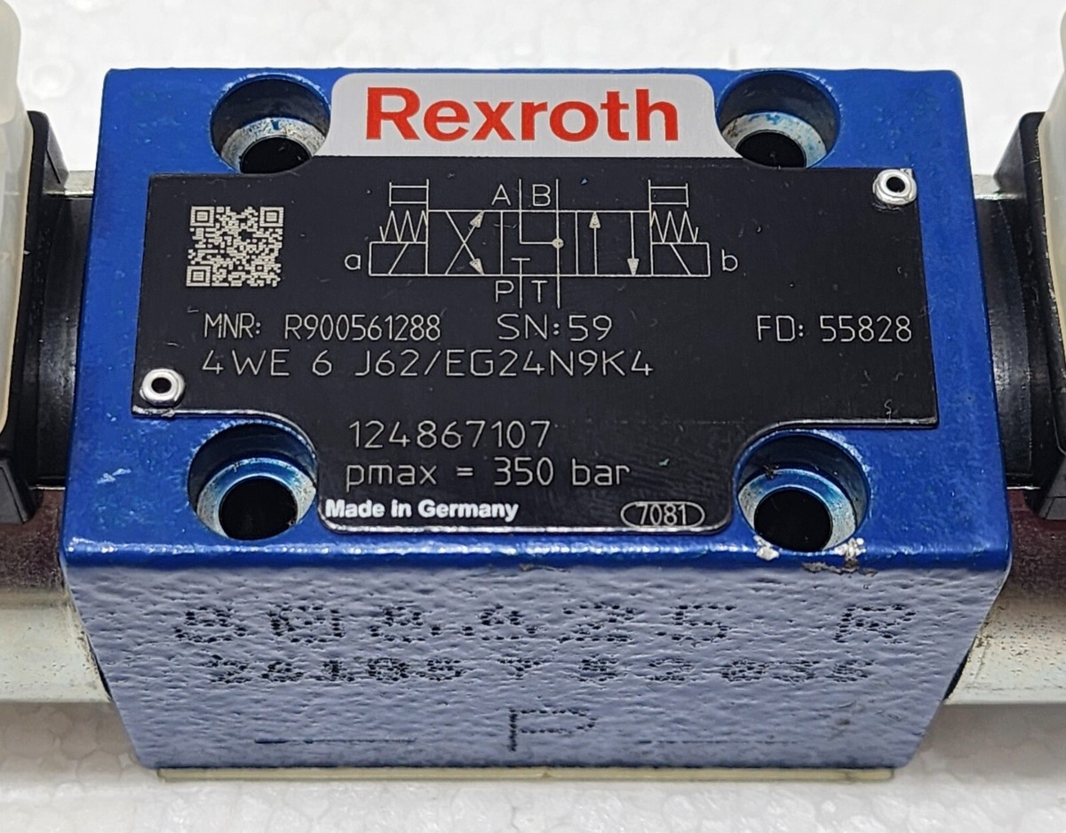 REXROTH R900561288 4WE 6 J62/EG24N9K4 DIRECTIONAL VALVE 24VDC | eBay