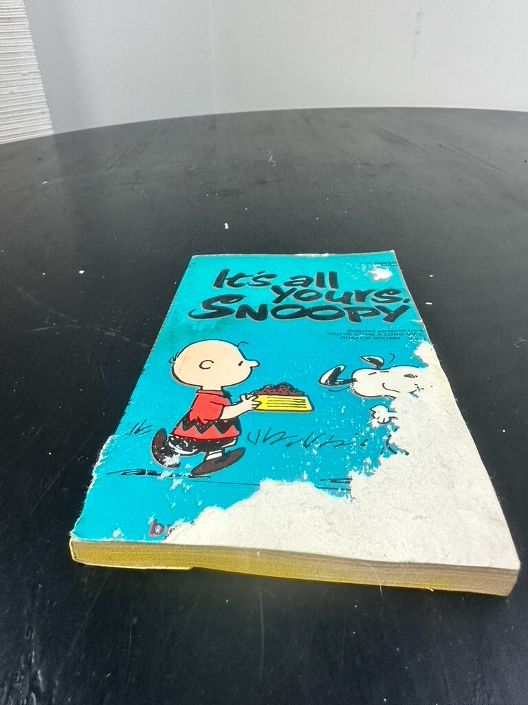 VTG It's All Yours Snoopy 1975 Collector Comic book Gift Idea