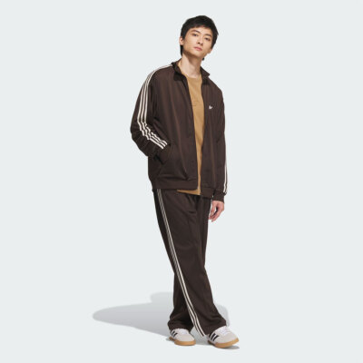 Adidas Originals Mens BB TRACKTOP JACKET JD5267 BROWN ASIAN FIT S