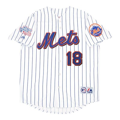 Darryl Strawberry New York Mets 1986 World Series Men's Home White