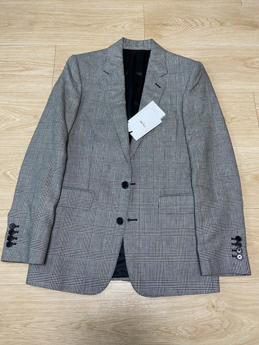 ジャケットその他 Celine Prince of Wales Blazer 44 Celine Prince Of Wales houndstooth blazer suit jacket