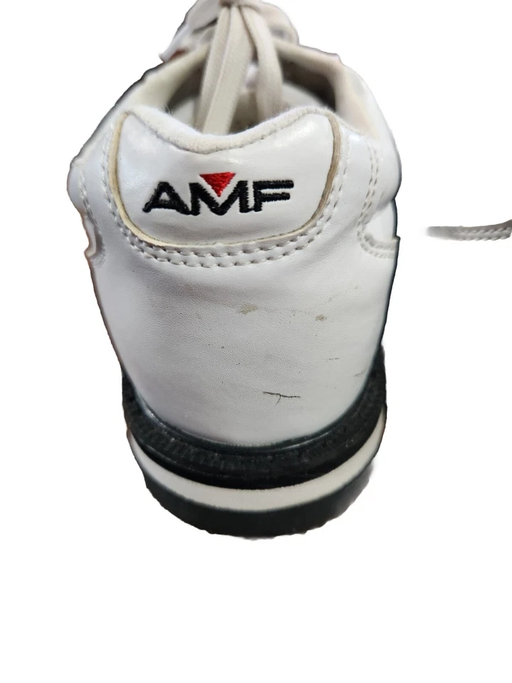 Zapatos de Bowling AMF para Mujer Talla 7.5M Blanco Negro Borde L52029AU Usados Foto 3 de 4