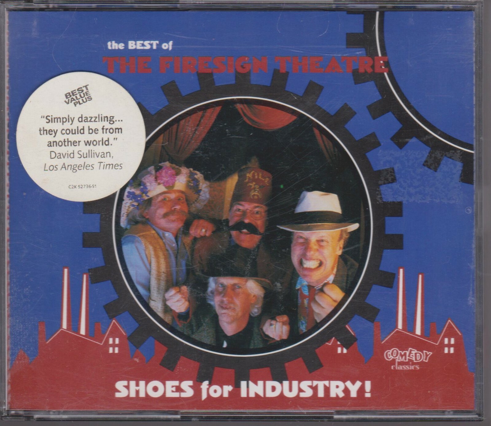 Best of FIRESIGN THEATRE Shoes For Industry 1993 2 CD 60s & 70s Comedy