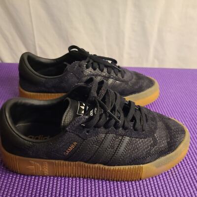 adidas gazelle silver green womens adidas Women's Samba OG Shoes, Size 9.5, Black/Gum