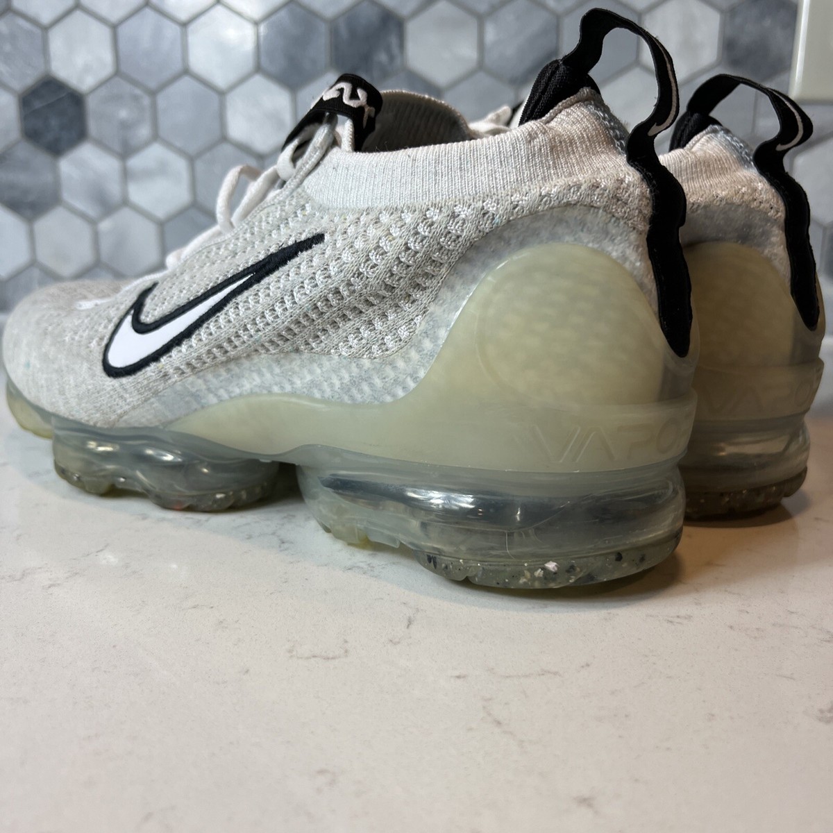 Nike Air Vapor Max 2021 FK Womens Youth Shoes Gray Athletic Sneakers