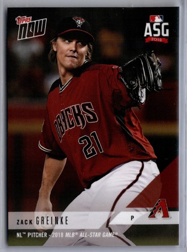 2018 Topps Now AS-68 Zack Greinke