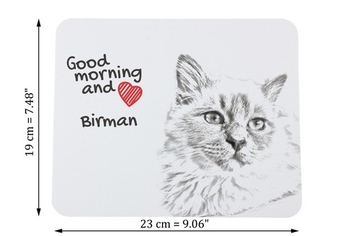 Tapis De Souris Birma Avec Chat Art-Chien - Photo 2/7